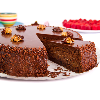 "Designer Truffle Walnut Cake - 1 Kg - Click here to View more details about this Product